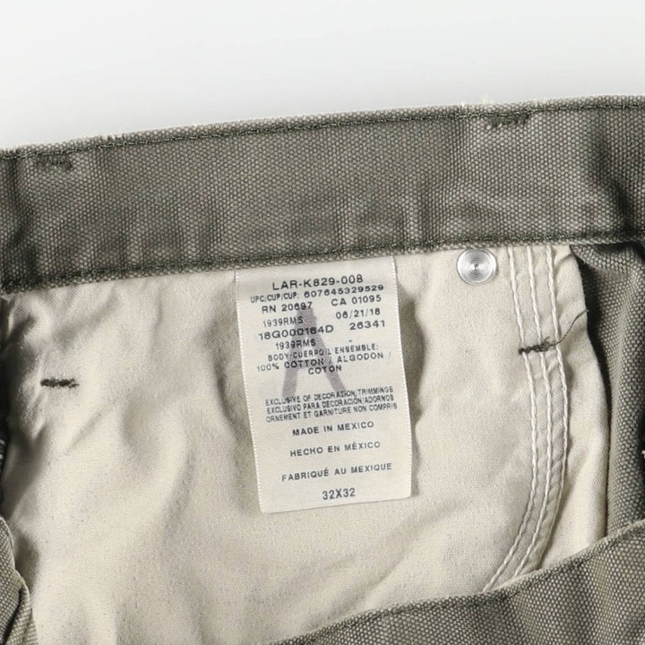 Dickies Duck Painter Pants Men's W32 equivalent cotton Khaki type sage green Vintage Second Hand