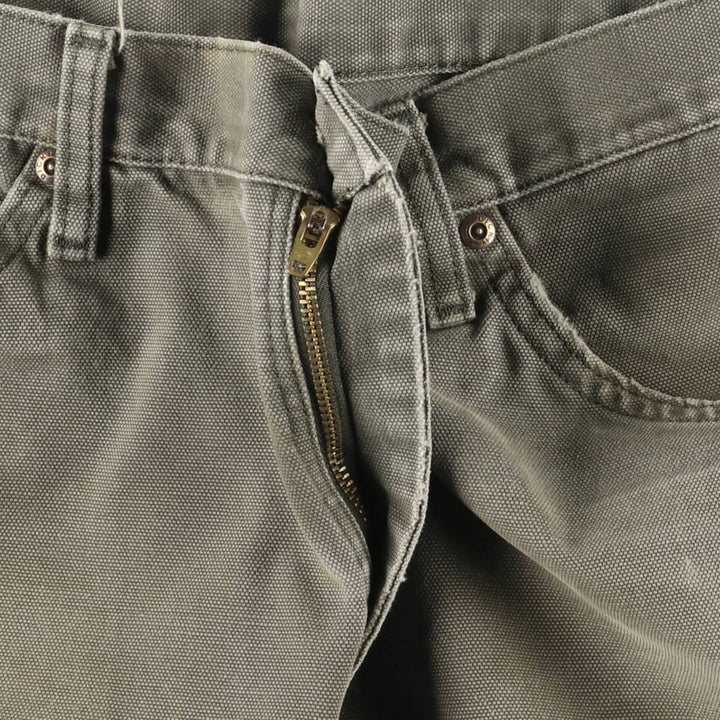 Dickies Duck Painter Pants Men's W32 equivalent cotton Khaki type sage green Vintage Second Hand