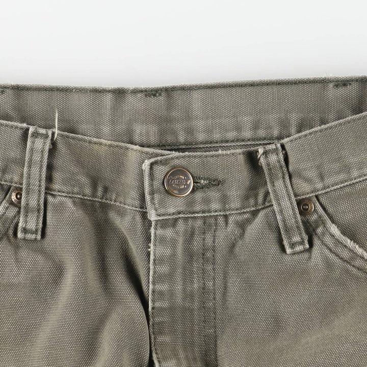 Dickies Duck Painter Pants Men's W32 equivalent cotton Khaki type sage green Vintage Second Hand