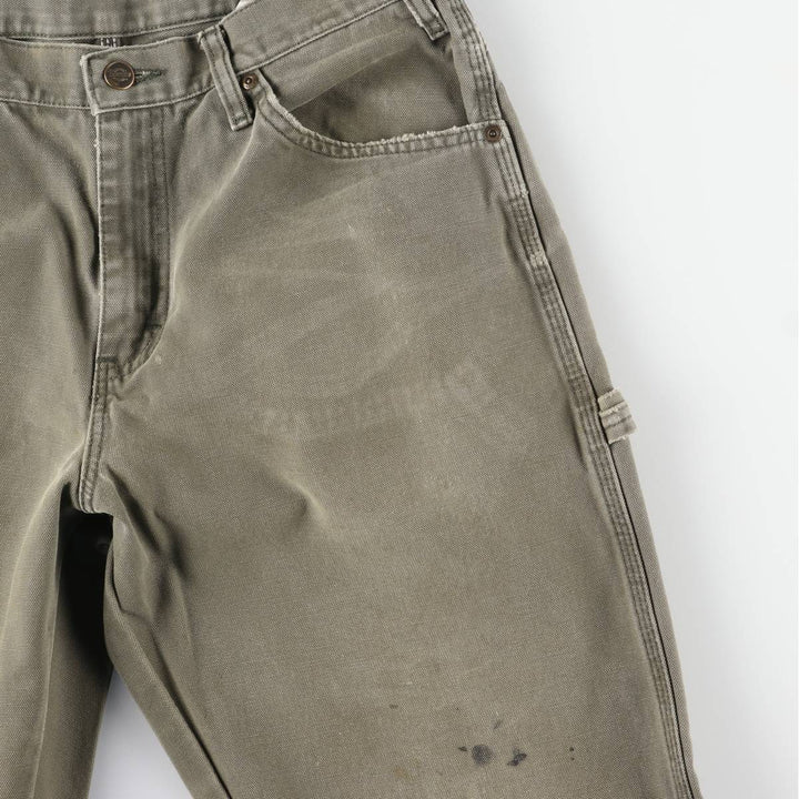 Dickies Duck Painter Pants Men's W32 equivalent cotton Khaki type sage green Vintage Second Hand