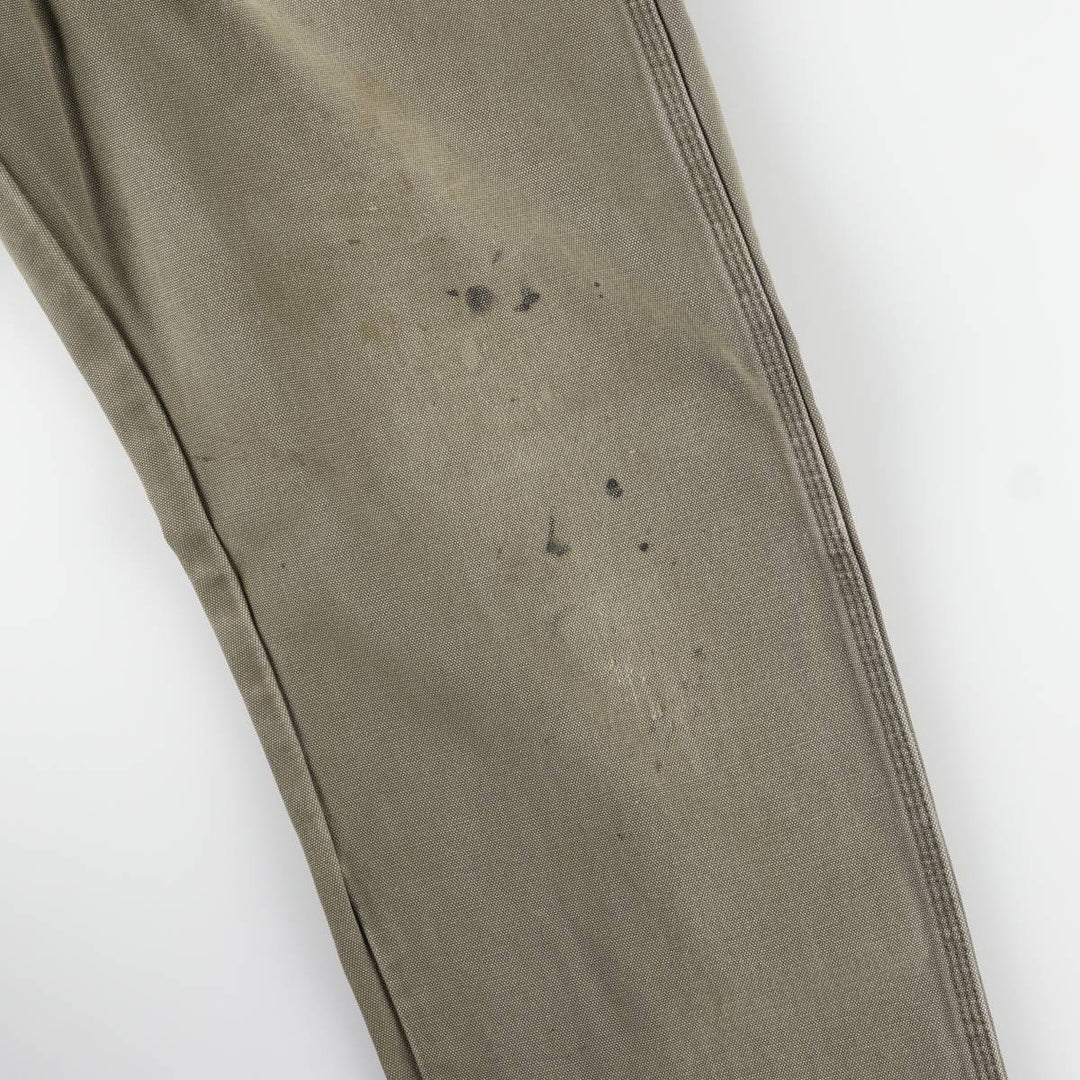 Dickies Duck Painter Pants Men's W32 equivalent cotton Khaki type sage green Vintage Second Hand