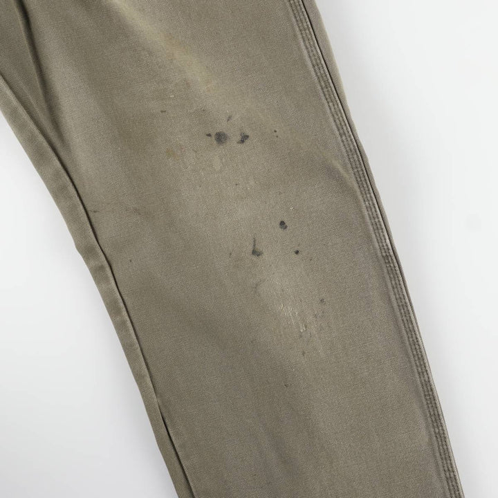 Dickies Duck Painter Pants Men's W32 equivalent cotton Khaki type sage green Vintage Second Hand