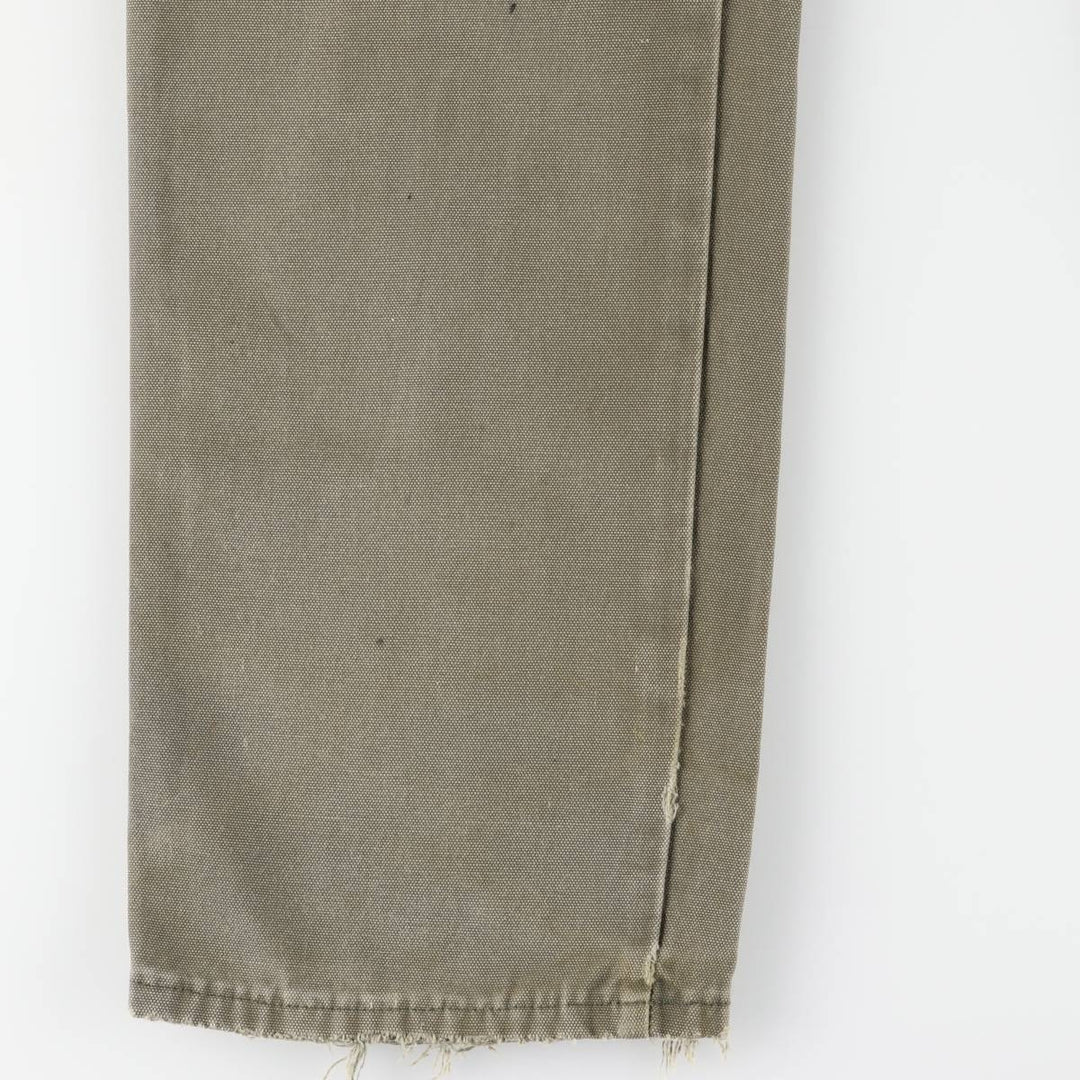 Dickies Duck Painter Pants Men's W32 equivalent cotton Khaki type sage green Vintage Second Hand