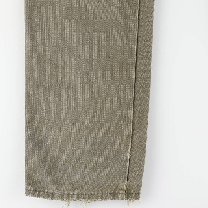 Dickies Duck Painter Pants Men's W32 equivalent cotton Khaki type sage green Vintage Second Hand