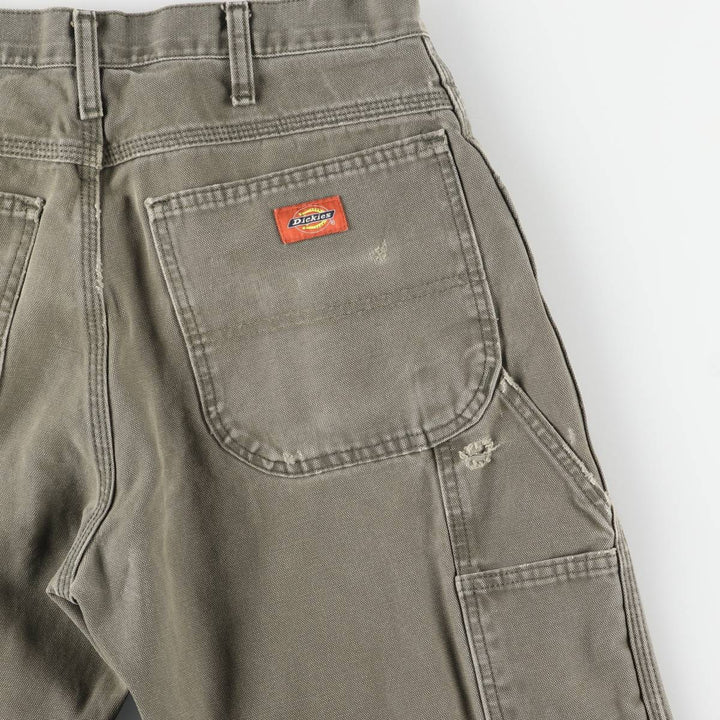 Dickies Duck Painter Pants Men's W32 equivalent cotton Khaki type sage green Vintage Second Hand