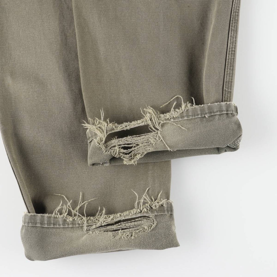 Dickies Duck Painter Pants Men's W32 equivalent cotton Khaki type sage green Vintage Second Hand