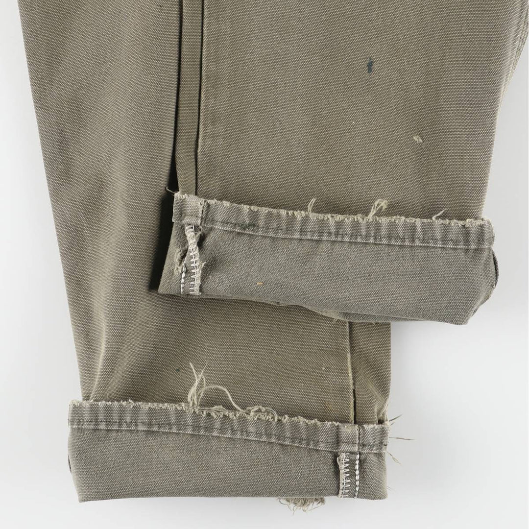 Dickies Duck Painter Pants Men's W32 equivalent cotton Khaki type sage green Vintage Second Hand