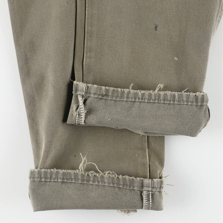 Dickies Duck Painter Pants Men's W32 equivalent cotton Khaki type sage green Vintage Second Hand