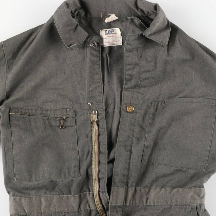 Vintage 1970'S Lee Union Alls long-sleeved jumpsuit, made in the USA, size M, men's. unclear gray type Vintage Second Hand