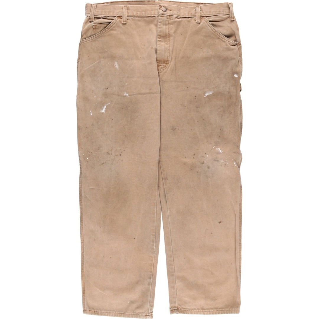 Dickies Relaxed Fit Painted Duck Painter Pants, Men's, Size W38 cotton Beige type Vintage Second Hand