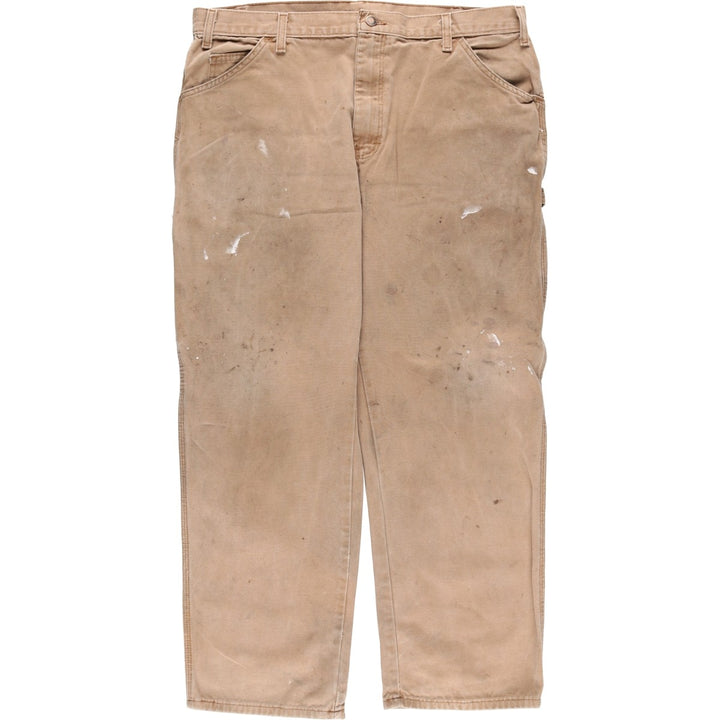 Dickies Relaxed Fit Painted Duck Painter Pants, Men's, Size W38 cotton Beige type Vintage Second Hand