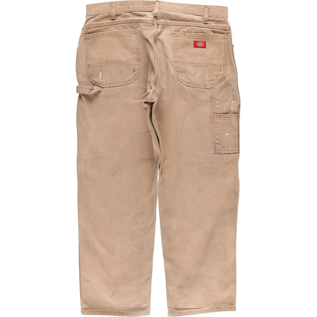 Dickies Relaxed Fit Painted Duck Painter Pants, Men's, Size W38 cotton Beige type Vintage Second Hand