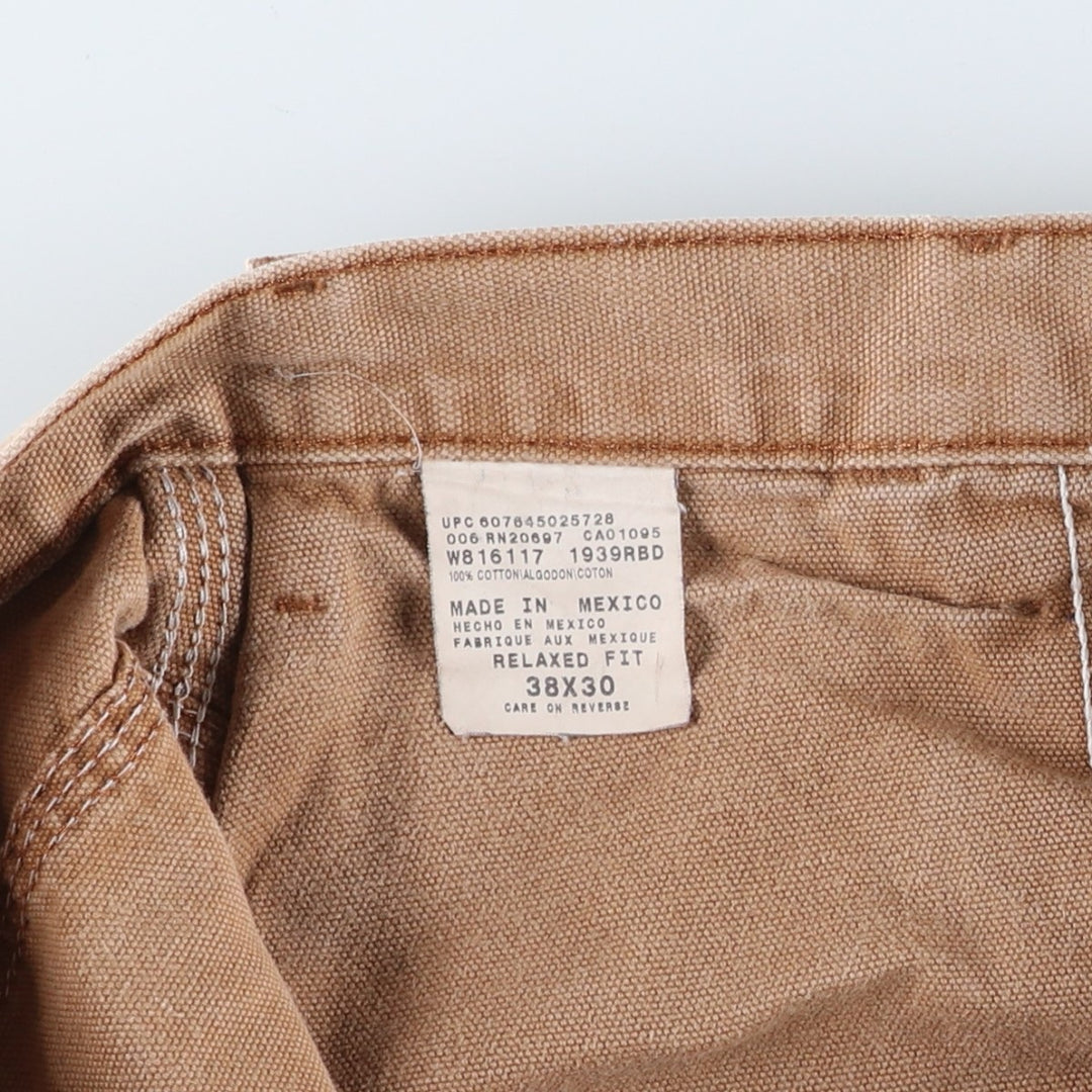 Dickies Relaxed Fit Painted Duck Painter Pants, Men's, Size W38 cotton Beige type Vintage Second Hand