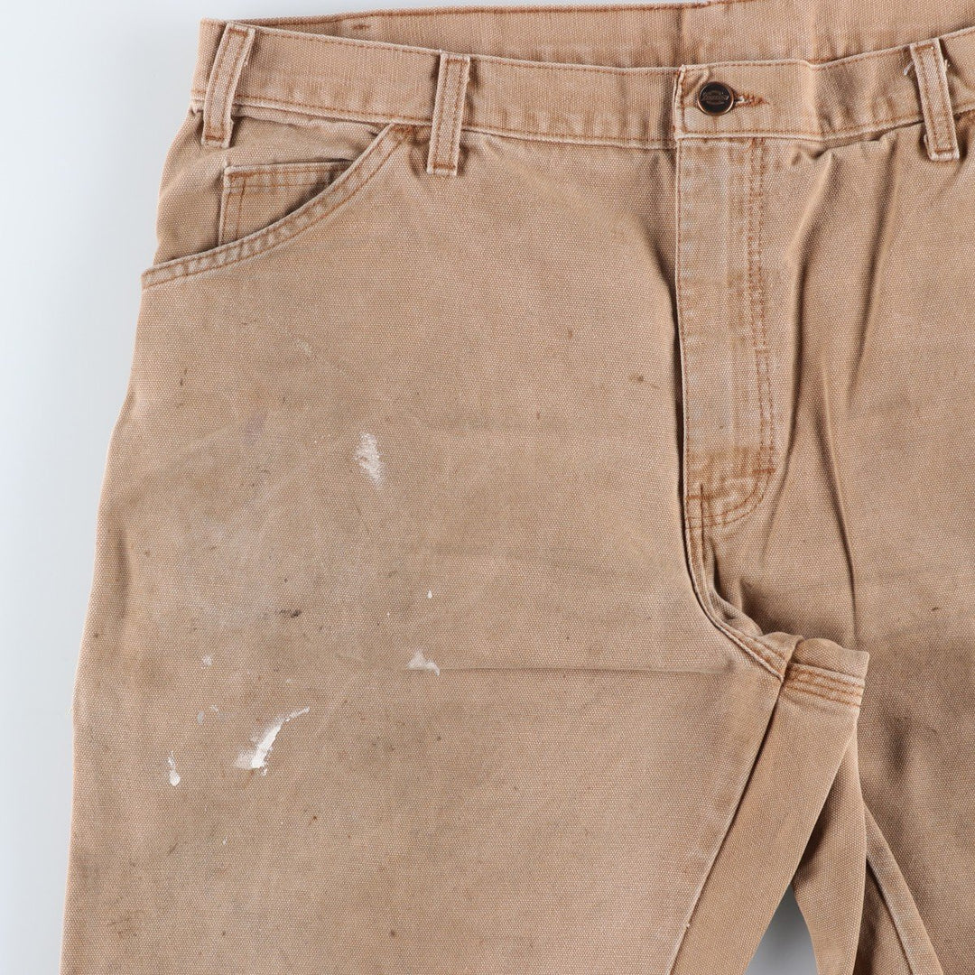 Dickies Relaxed Fit Painted Duck Painter Pants, Men's, Size W38 cotton Beige type Vintage Second Hand