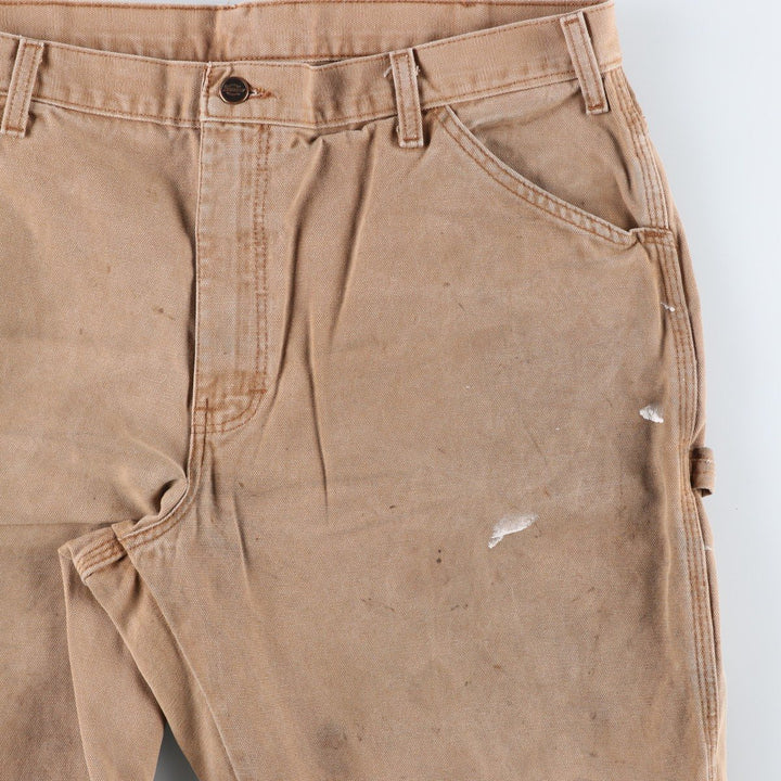 Dickies Relaxed Fit Painted Duck Painter Pants, Men's, Size W38 cotton Beige type Vintage Second Hand