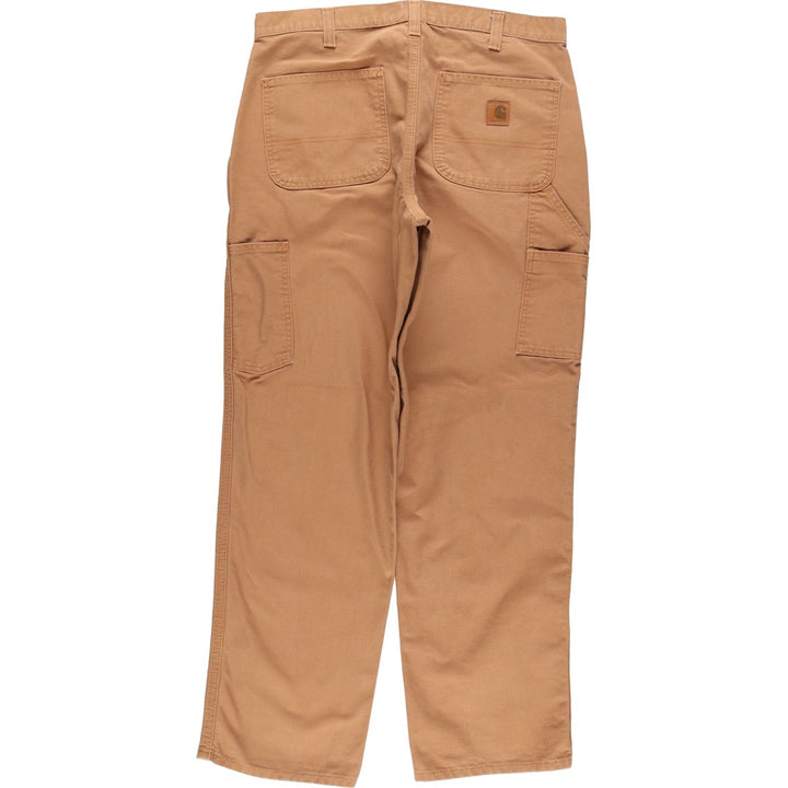Carhartt Dungaree Fit Duck Work Pants, Men's, Size 34 cotton ocher yellow type Vintage Second Hand
