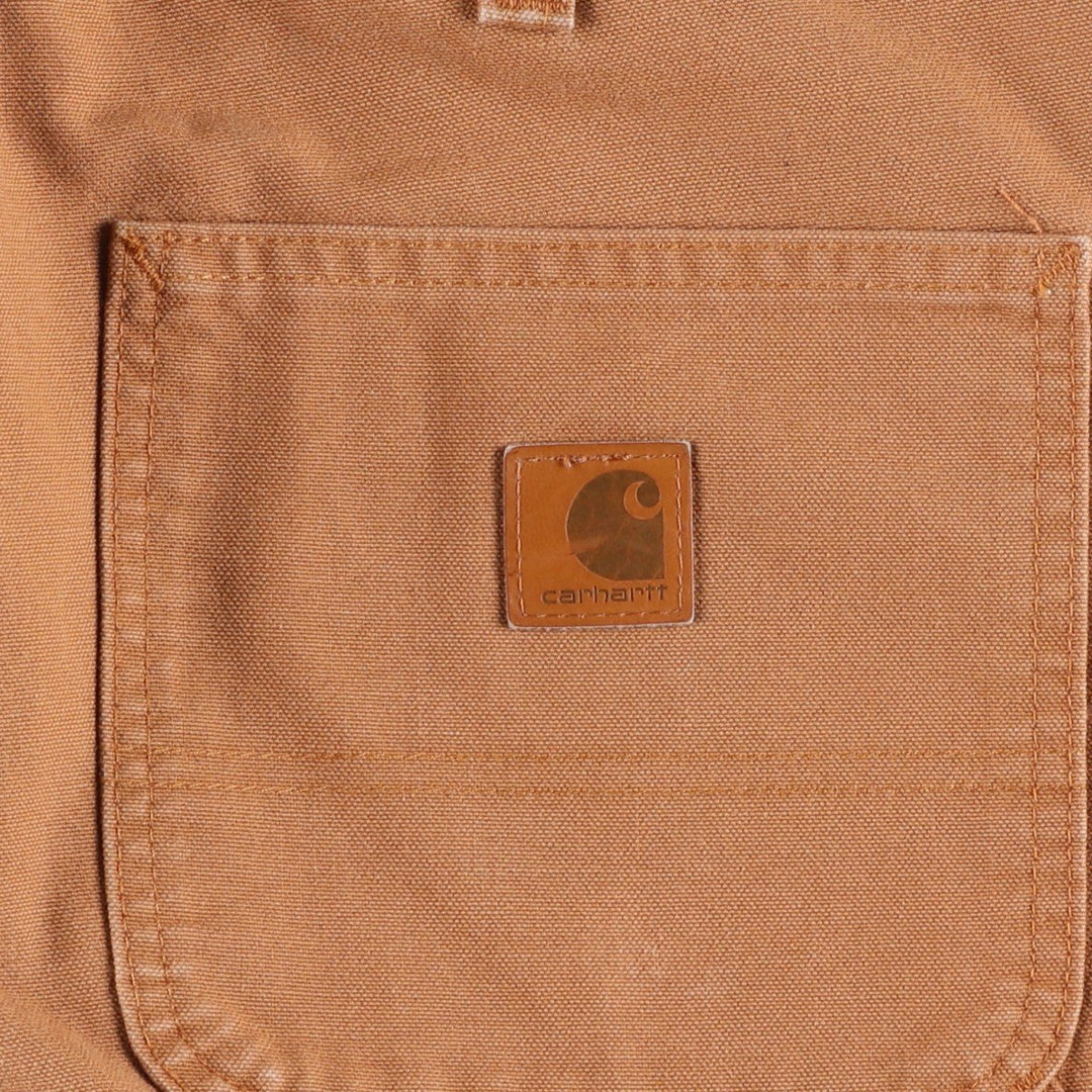 Carhartt Dungaree Fit Duck Work Pants, Men's, Size 34 cotton ocher yellow type Vintage Second Hand