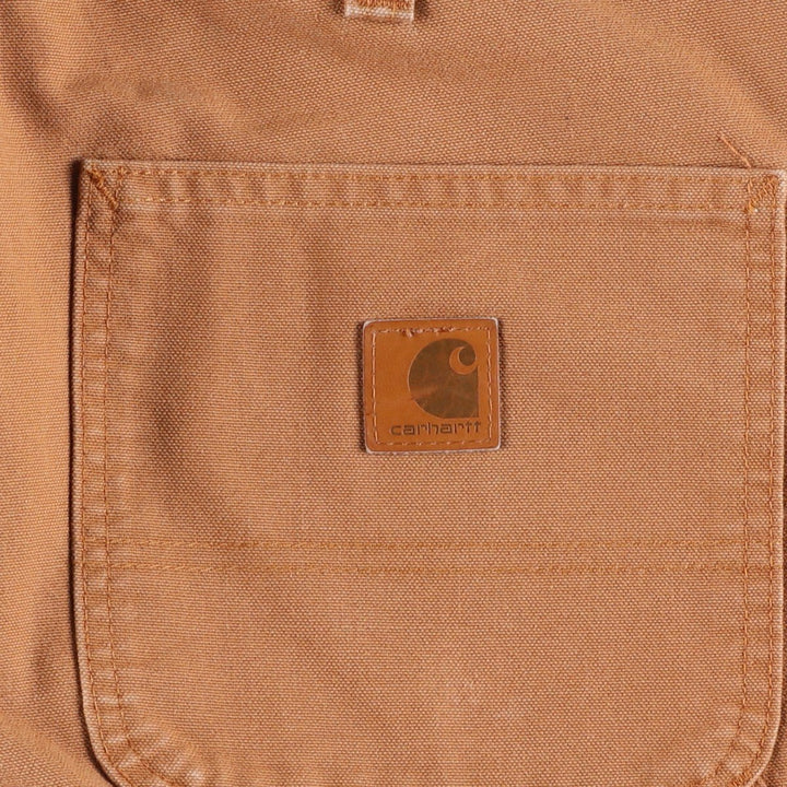 Carhartt Dungaree Fit Duck Work Pants, Men's, Size 34 cotton ocher yellow type Vintage Second Hand