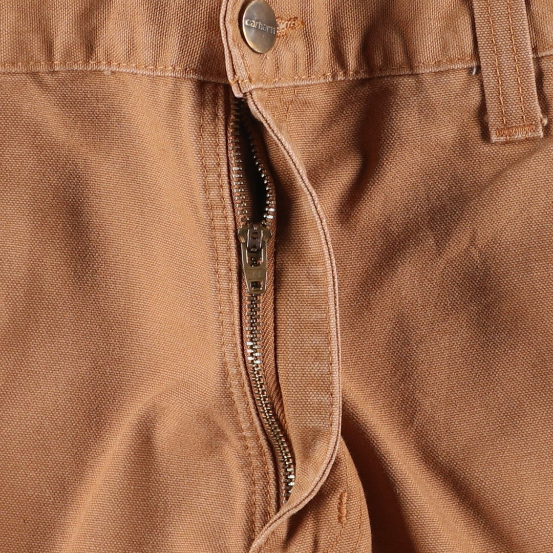 Carhartt Dungaree Fit Duck Work Pants, Men's, Size 34 cotton ocher yellow type Vintage Second Hand