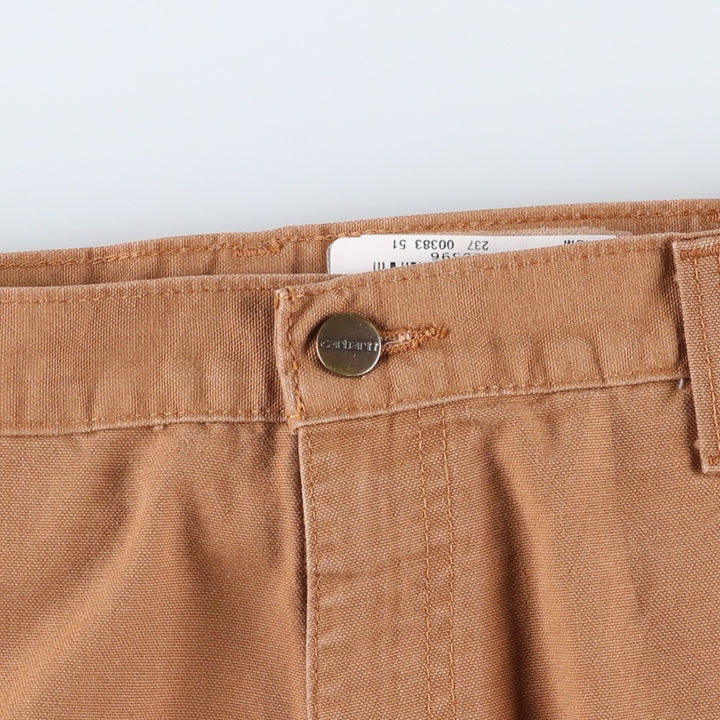 Carhartt Dungaree Fit Duck Work Pants, Men's, Size 34 cotton ocher yellow type Vintage Second Hand