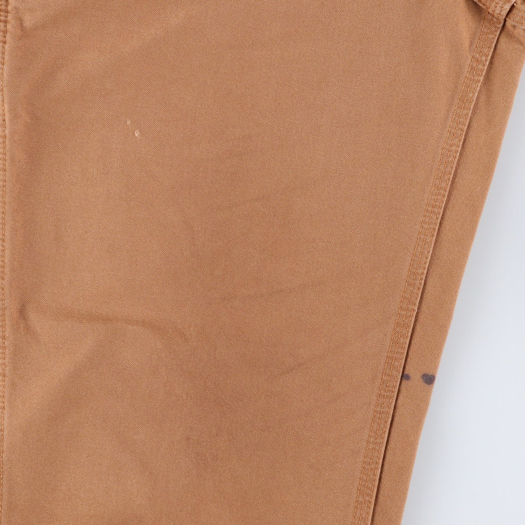Carhartt Dungaree Fit Duck Work Pants, Men's, Size 34 cotton ocher yellow type Vintage Second Hand