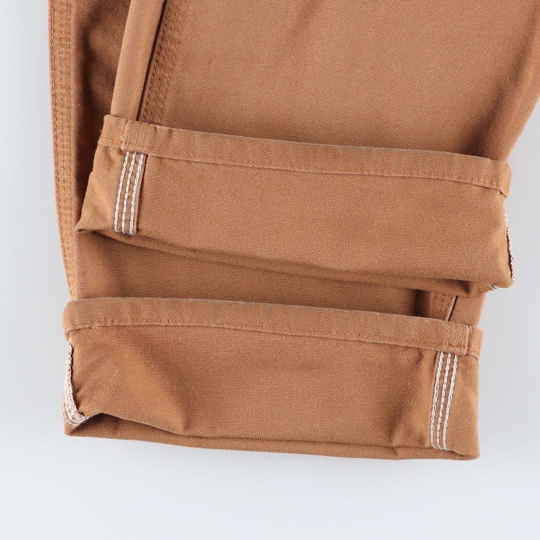 Carhartt Dungaree Fit Duck Work Pants, Men's, Size 34 cotton ocher yellow type Vintage Second Hand