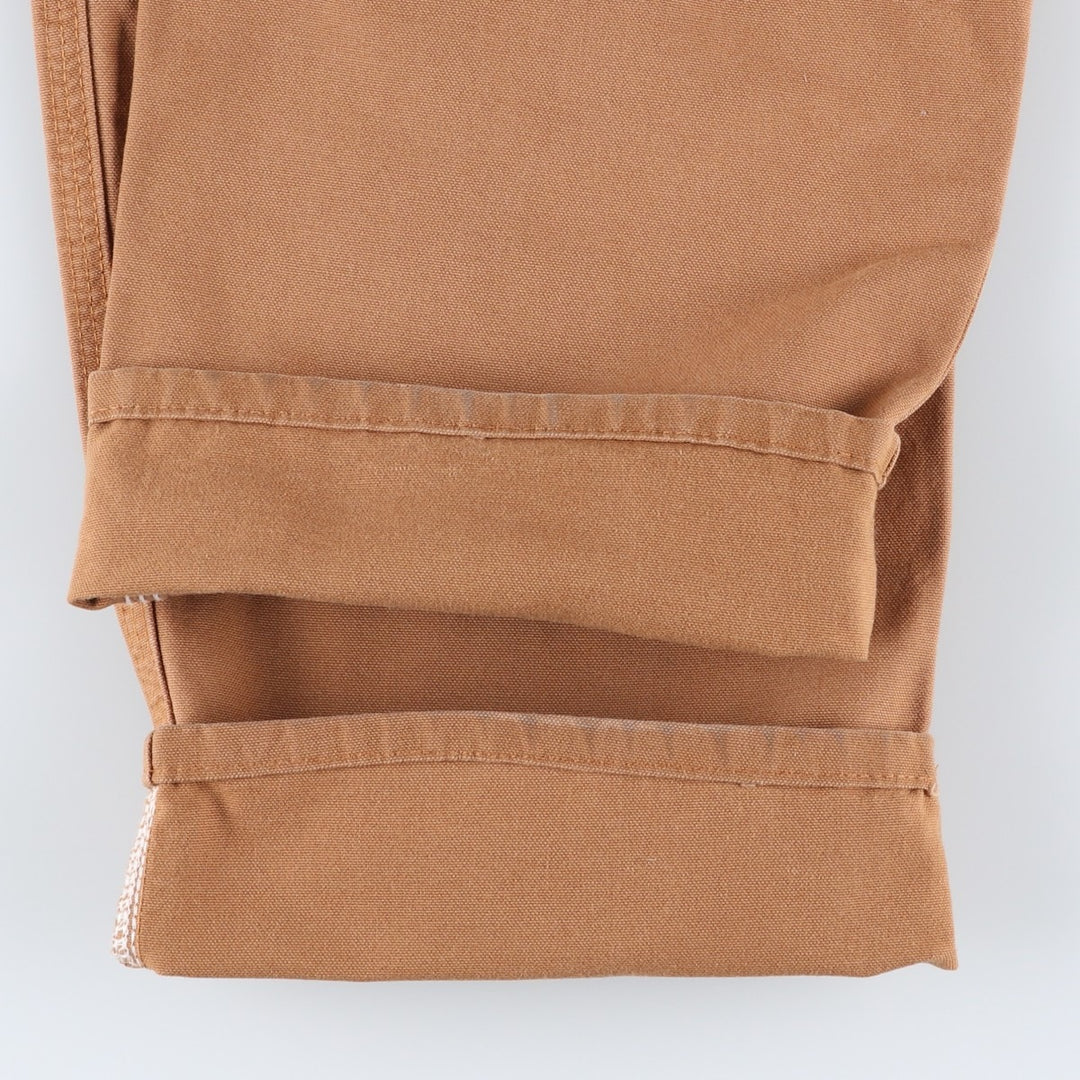 Carhartt Dungaree Fit Duck Work Pants, Men's, Size 34 cotton ocher yellow type Vintage Second Hand