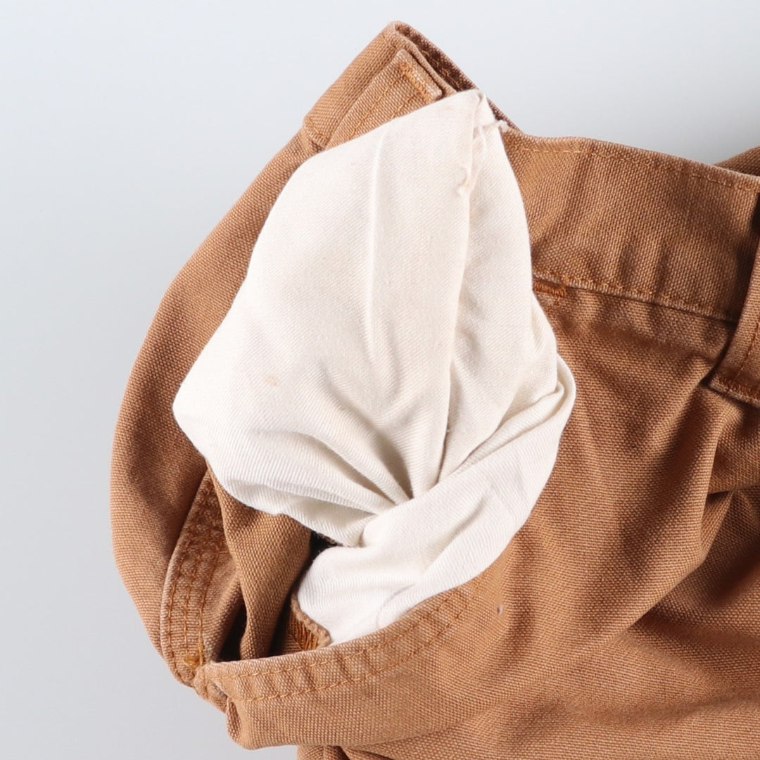 Carhartt Dungaree Fit Duck Work Pants, Men's, Size 34 cotton ocher yellow type Vintage Second Hand