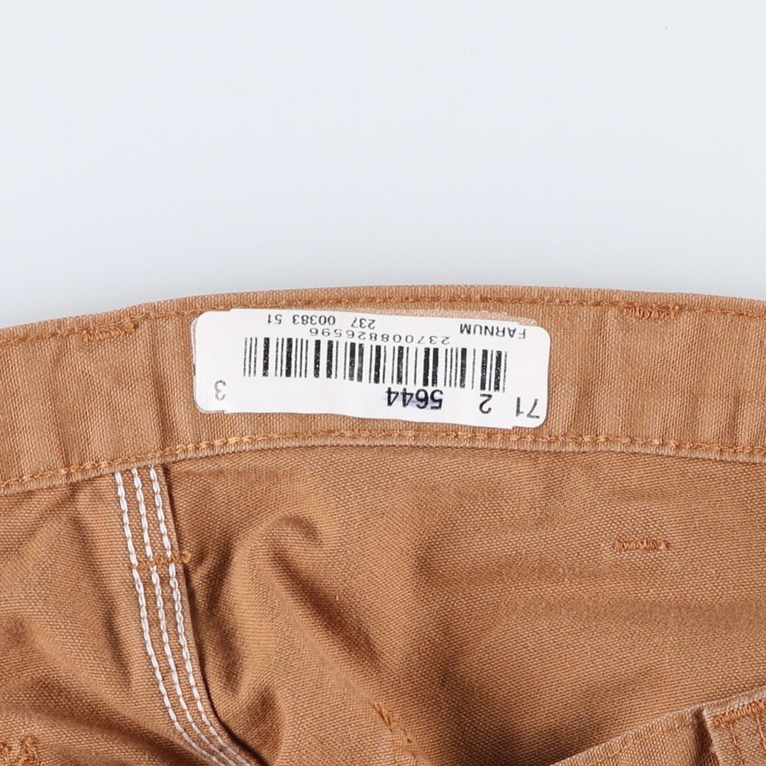 Carhartt Dungaree Fit Duck Work Pants, Men's, Size 34 cotton ocher yellow type Vintage Second Hand