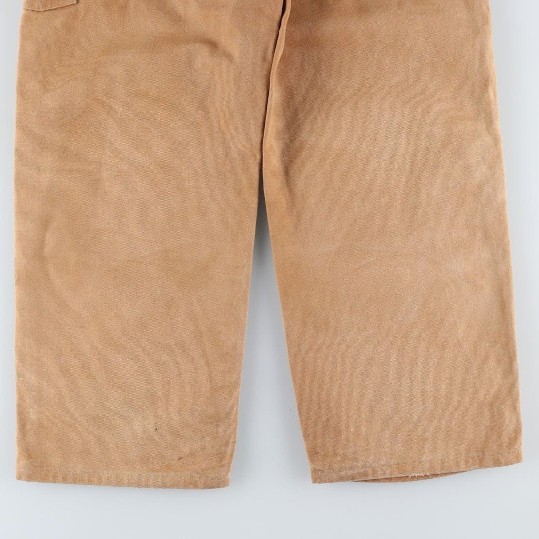 Carhartt Double Knee Duck Overalls for Men (W34 equivalent) cotton Beige type Vintage Second Hand