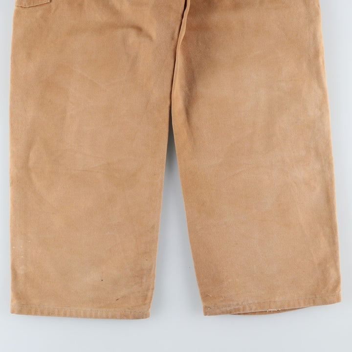 Carhartt Double Knee Duck Overalls for Men (W34 equivalent) cotton Beige type Vintage Second Hand