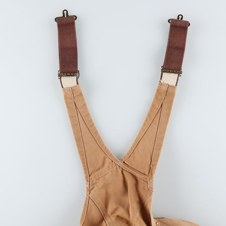 Carhartt Double Knee Duck Overalls for Men (W34 equivalent) cotton Beige type Vintage Second Hand