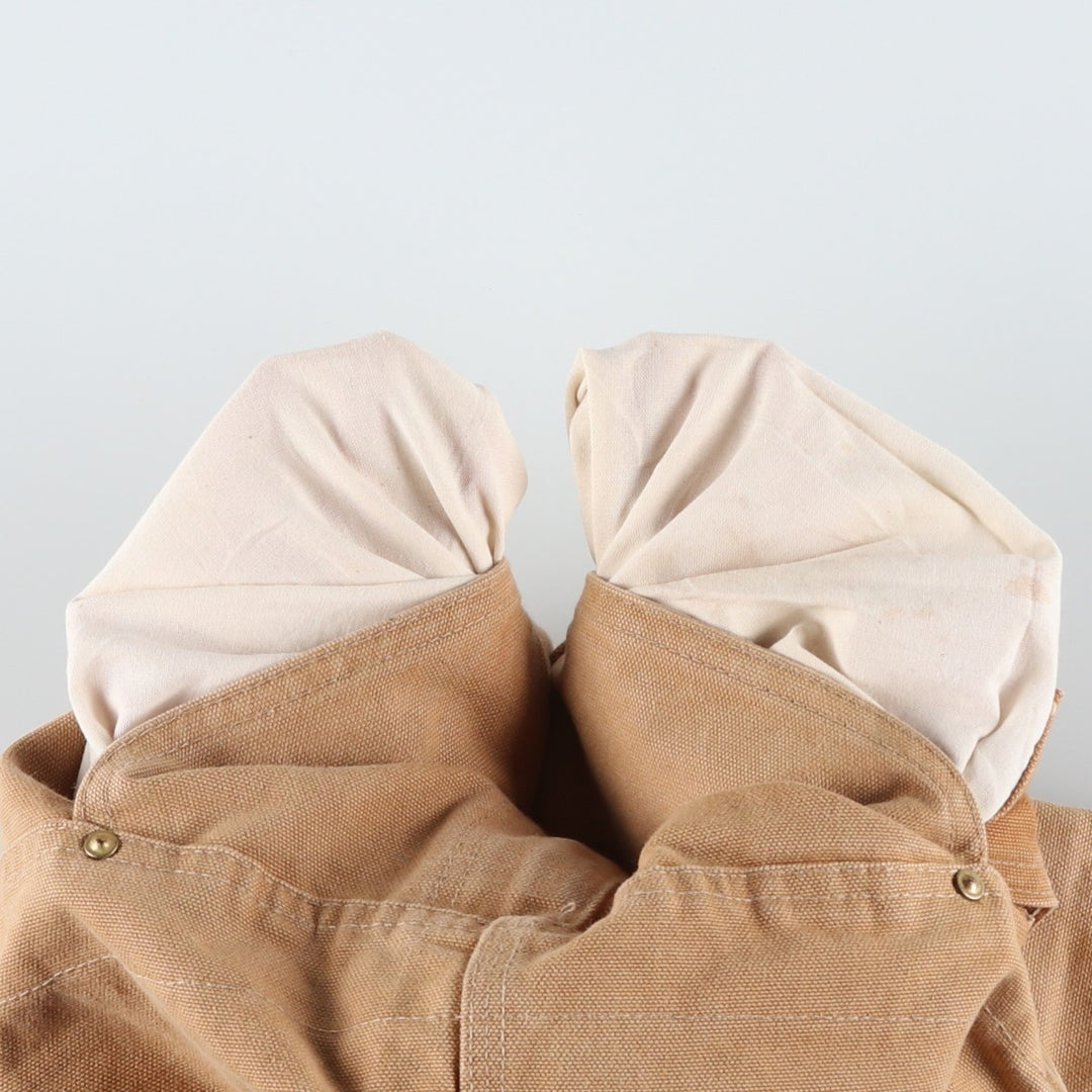 Carhartt Double Knee Duck Overalls for Men (W34 equivalent) cotton Beige type Vintage Second Hand