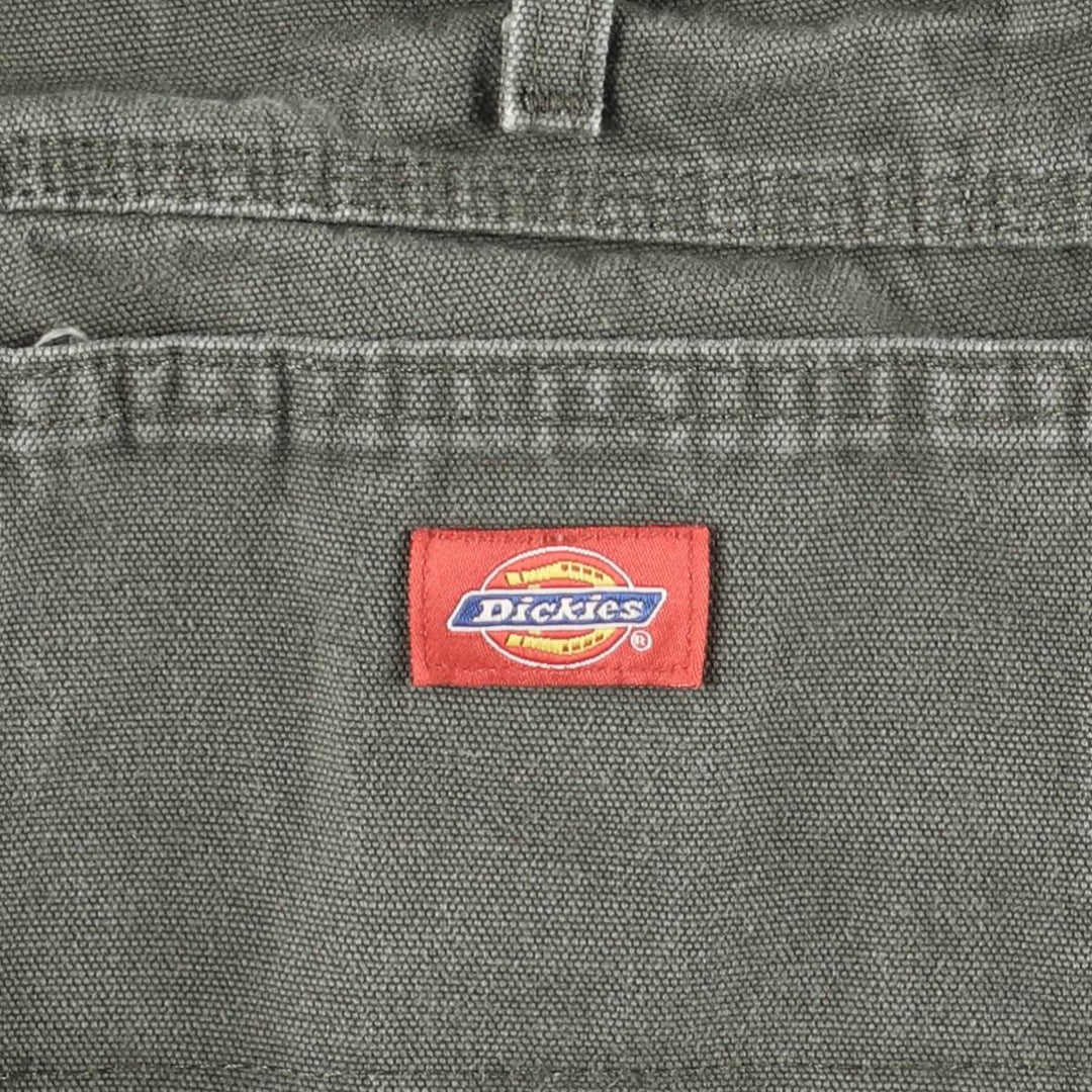 Dickies Relaxed Fit Duck Painter Pants Men's W32 equivalent cotton Khaki type sage green Vintage Second Hand