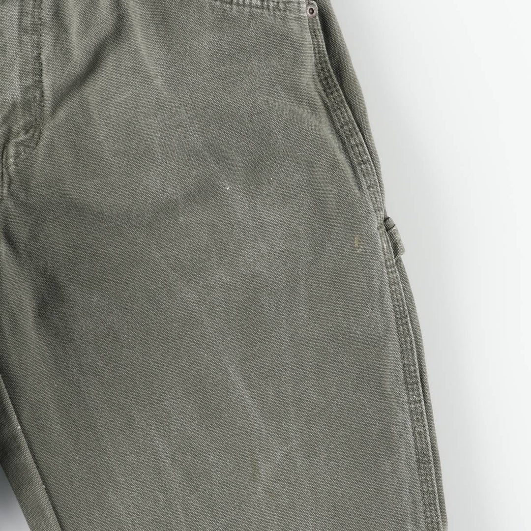 Dickies Relaxed Fit Duck Painter Pants Men's W32 equivalent cotton Khaki type sage green Vintage Second Hand