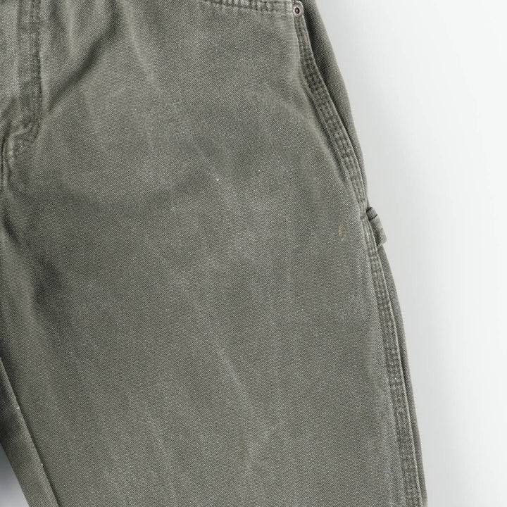 Dickies Relaxed Fit Duck Painter Pants Men's W32 equivalent cotton Khaki type sage green Vintage Second Hand
