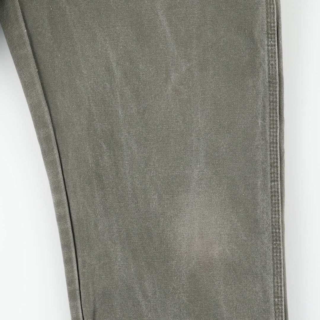 Dickies Relaxed Fit Duck Painter Pants Men's W32 equivalent cotton Khaki type sage green Vintage Second Hand
