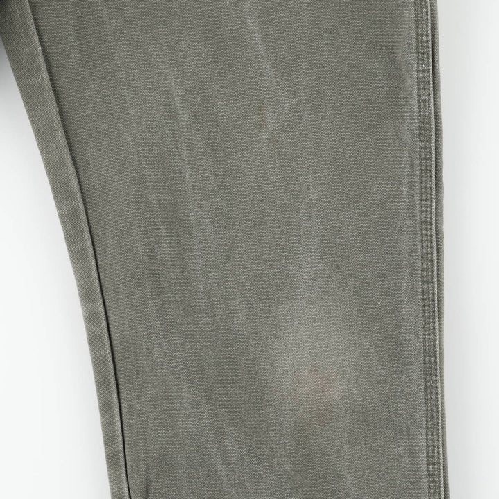 Dickies Relaxed Fit Duck Painter Pants Men's W32 equivalent cotton Khaki type sage green Vintage Second Hand