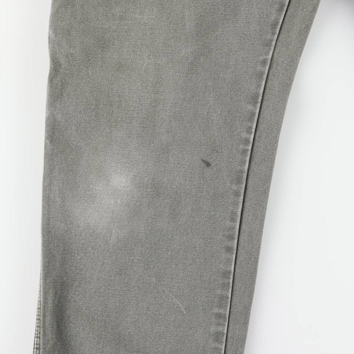 Dickies Relaxed Fit Duck Painter Pants, Men's, W35 equivalent cotton Khaki type sage green Vintage Second Hand