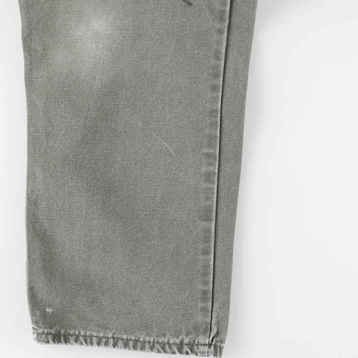 Dickies Relaxed Fit Duck Painter Pants, Men's, W35 equivalent cotton Khaki type sage green Vintage Second Hand