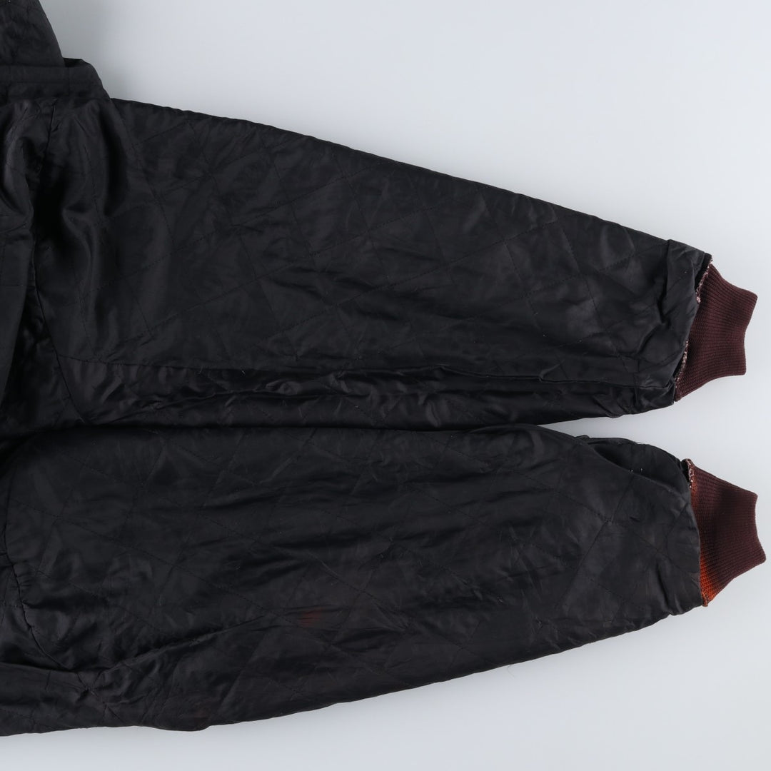 90'S Carhartt Active Jacket, Padded Duck Full-Zip Hoodie, Made in USA, Men's XL, Vintage cotton burgundy type Vintage Second Hand