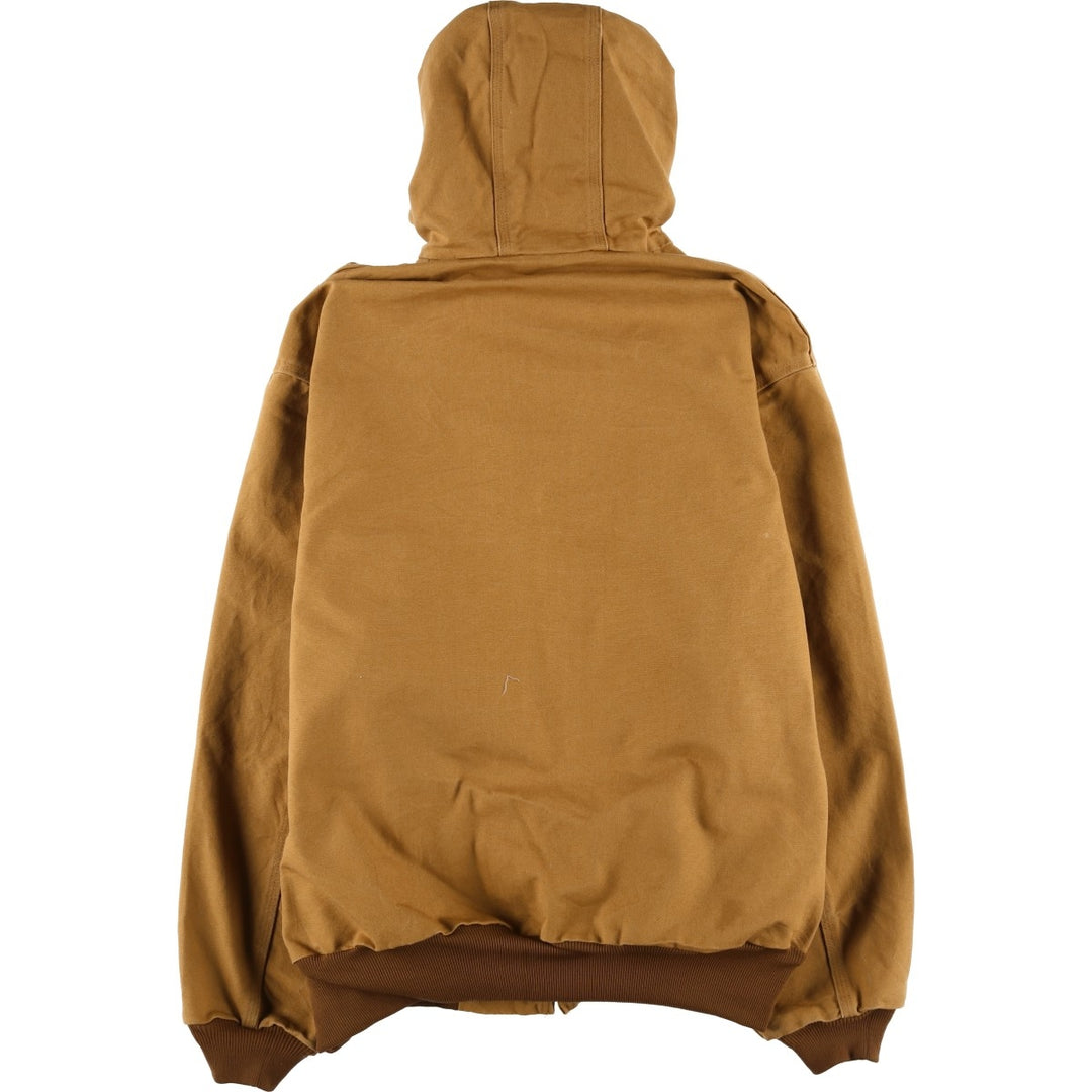 Carhartt Active Jacket Duck Full Zip Parka Made in USA Men's XXL cotton ocher yellow type Vintage Second Hand