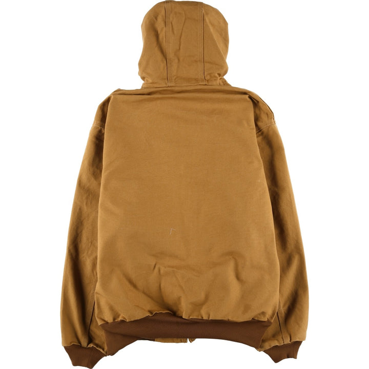 Carhartt Active Jacket Duck Full Zip Parka Made in USA Men's XXL cotton ocher yellow type Vintage Second Hand