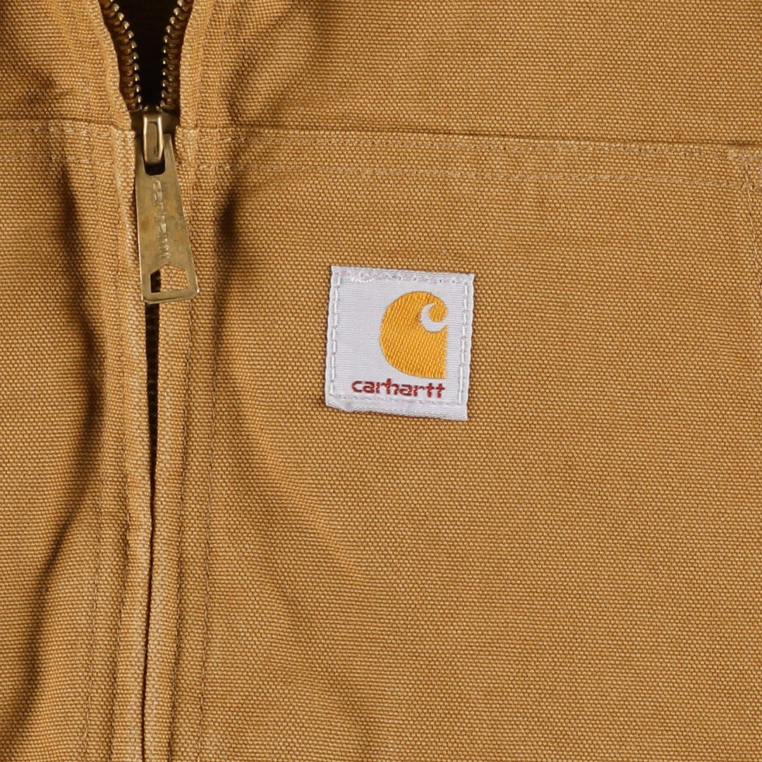 Carhartt Active Jacket Duck Full Zip Parka Made in USA Men's XXL cotton ocher yellow type Vintage Second Hand