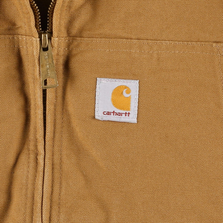 Carhartt Active Jacket Duck Full Zip Parka Made in USA Men's XXL cotton ocher yellow type Vintage Second Hand