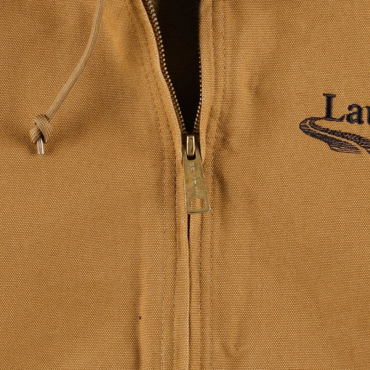 Carhartt Active Jacket Duck Full Zip Parka Made in USA Men's XXL cotton ocher yellow type Vintage Second Hand