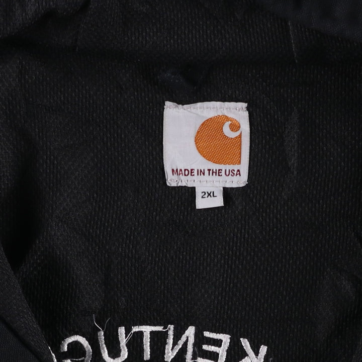Carhartt Active Jacket Duck Full Zip Parka Made in USA Men's XXL cotton black type Vintage Second Hand