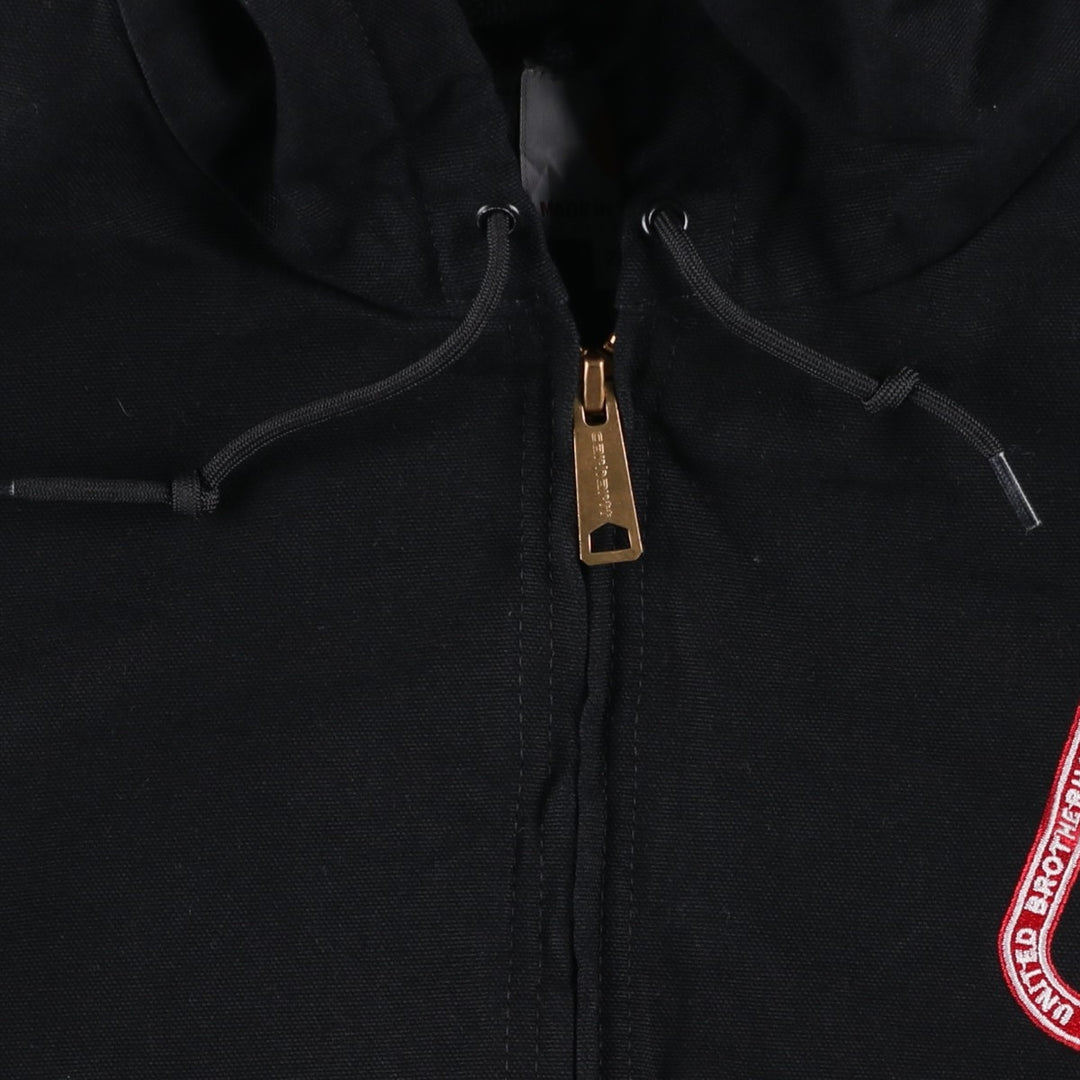 Carhartt Active Jacket Duck Full Zip Parka Made in USA Men's XXL cotton black type Vintage Second Hand
