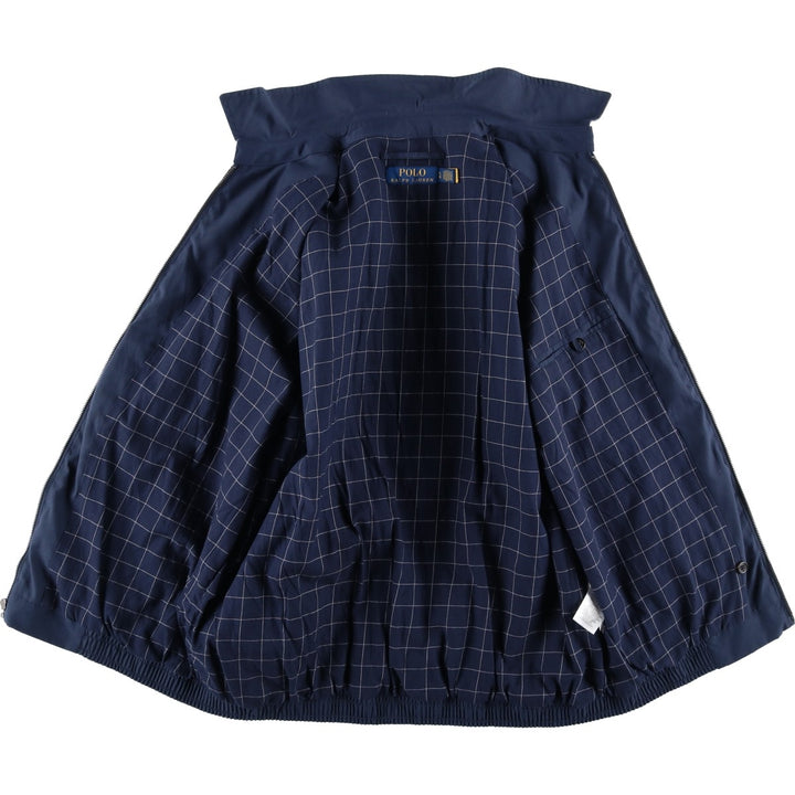 Ralph Lauren POLO RALPH LAUREN Swing Top Sports Jacket Men's L size polyester navy blue type Vintage Second Hand