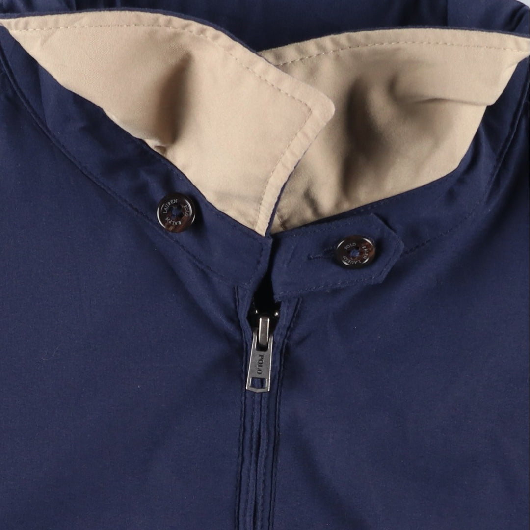 Ralph Lauren POLO by Ralph Lauren Swing Top Sports Jacket Men's XL polyester navy blue type Vintage Second Hand